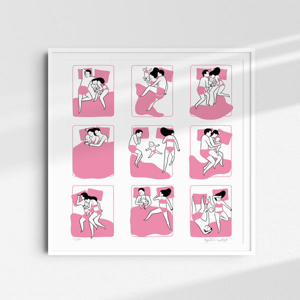 Poster - Agathe Sorlet - Sleeping With Little One
