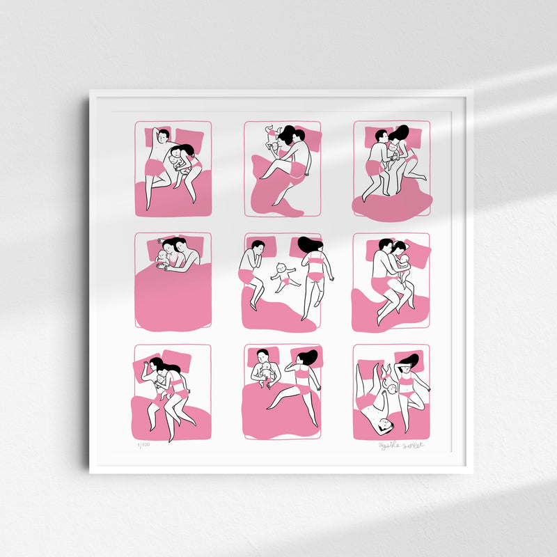 Poster - Agathe Sorlet - Sleeping With Little One