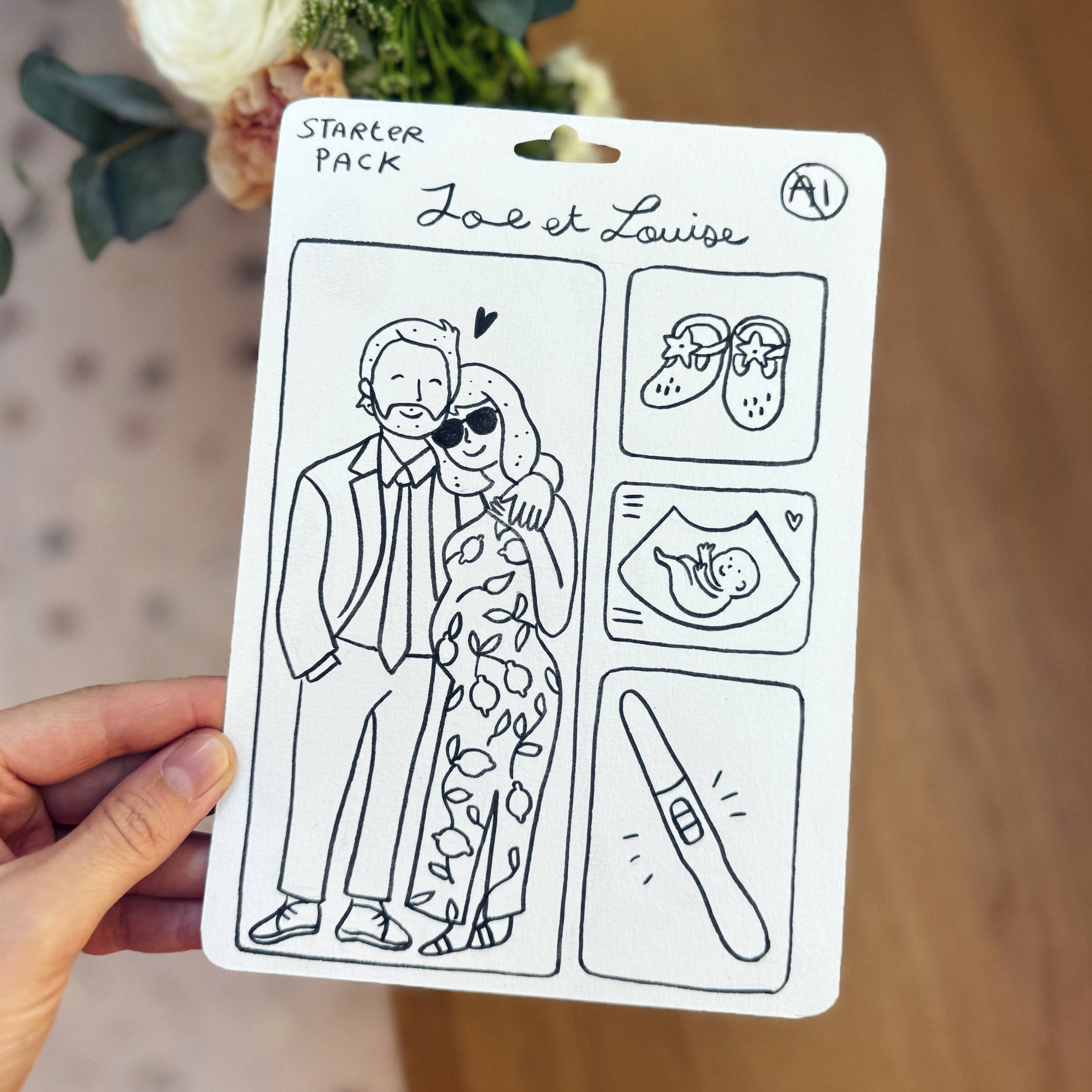 Poster - Agathe Sorlet - Starter Pack - Hand Made