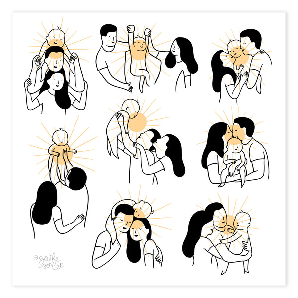 Poster - Agathe Sorlet - Sunshine Family