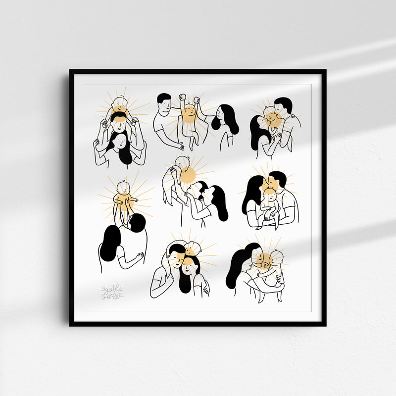Poster - Agathe Sorlet - Sunshine Family