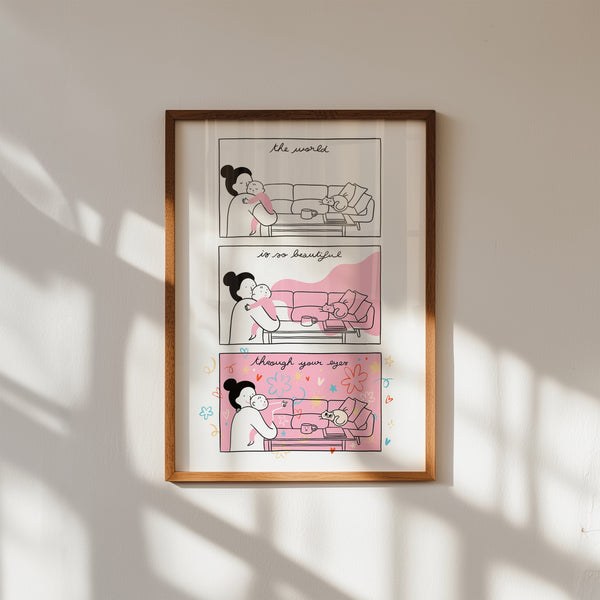 Poster - Agathe Sorlet - Through Your Eyes