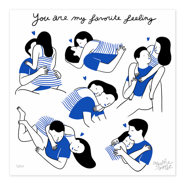 Poster - Agathe Sorlet - You Are My Favorite Feeling