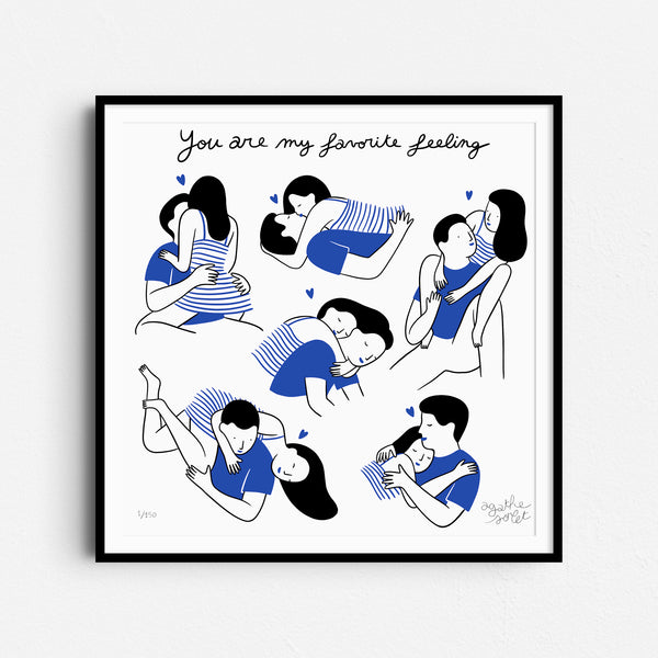Poster - Agathe Sorlet - You Are My Favorite Feeling