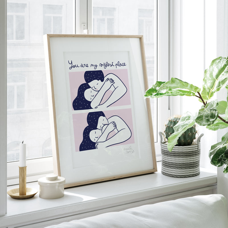 Poster - Agathe Sorlet - You Are My Safest Place