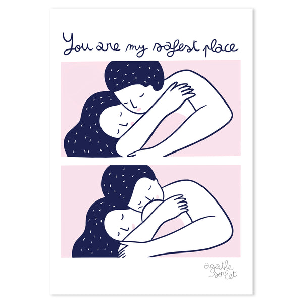 Poster - Agathe Sorlet - You Are My Safest Place