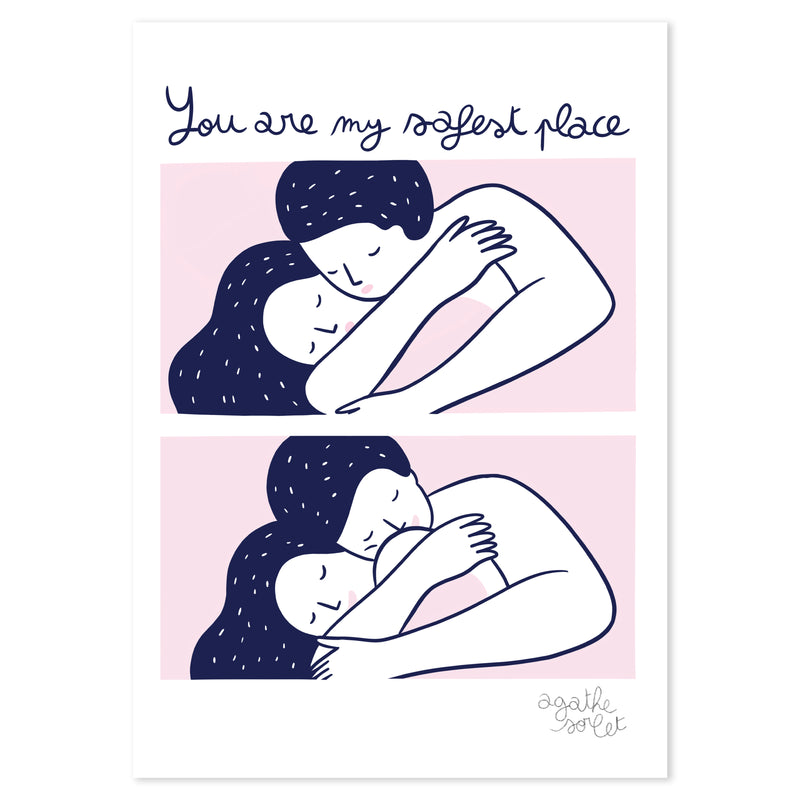 Poster - Agathe Sorlet - You Are My Safest Place