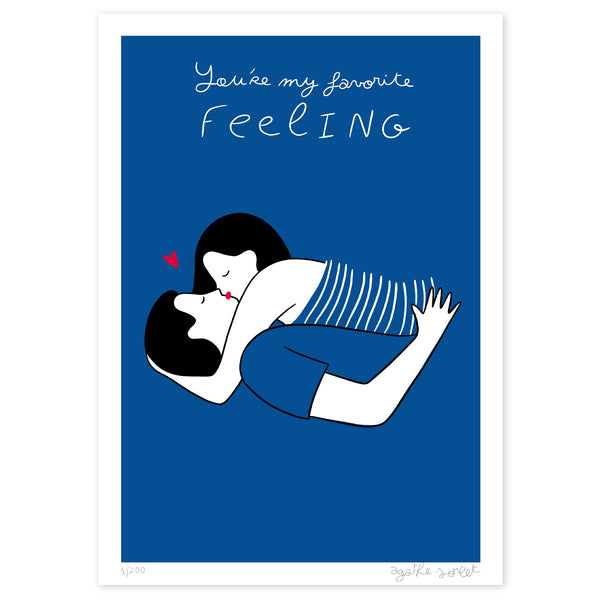Poster - Agathe Sorlet - You're My Favorite Feeling