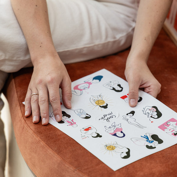 Sticker - Agathe Sorlet - COOL MOM - Sticker Sheet