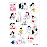 Sticker - Agathe Sorlet - COOL MOM - Sticker Sheet