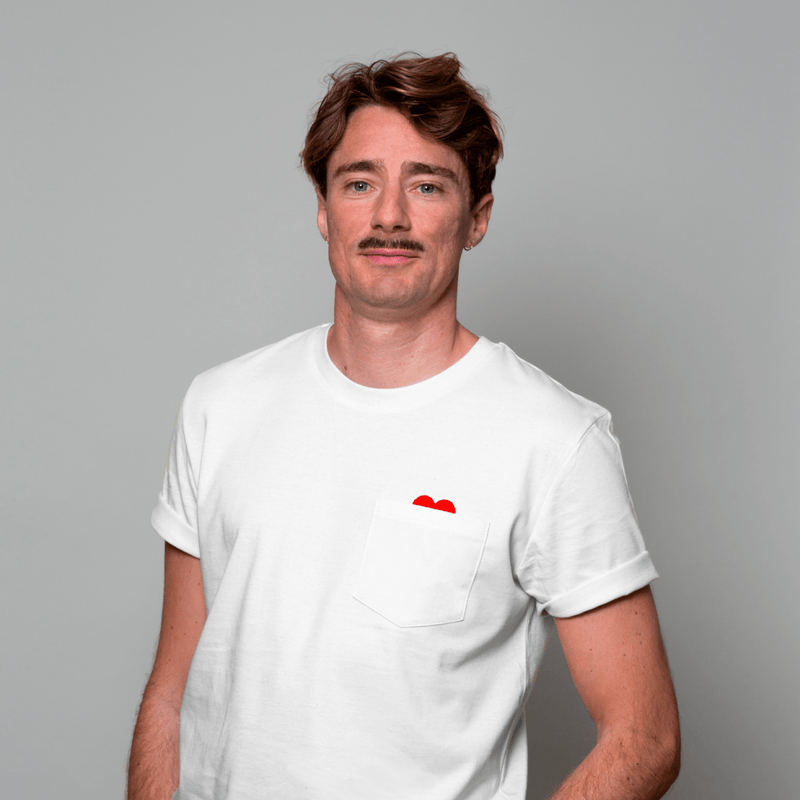 T-shirt - Agathe Sorlet - T-shirt Love You Hard X Matthieu Vergote