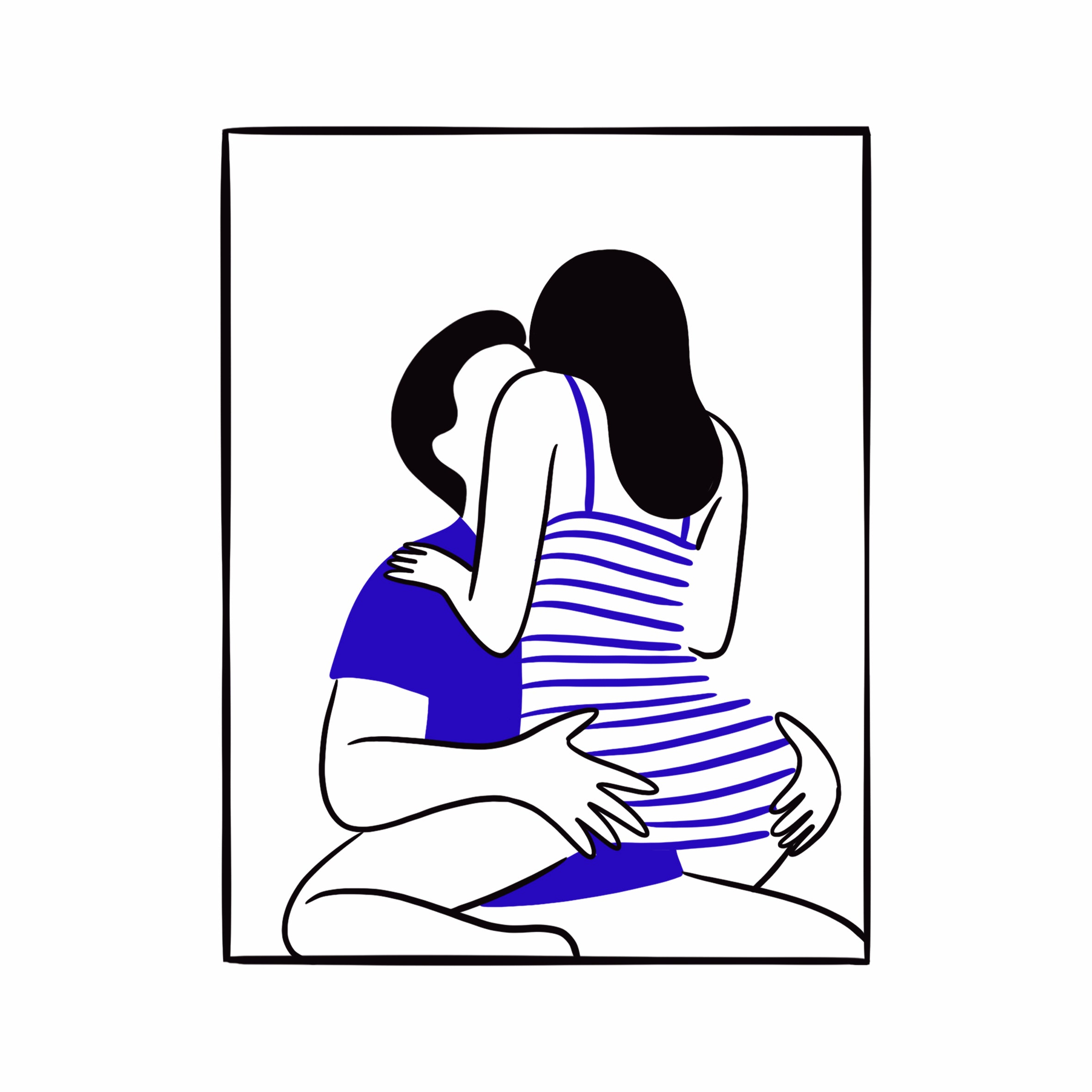 Tattoo - Agathe Sorlet - Blue Stripes Dress - tattoo