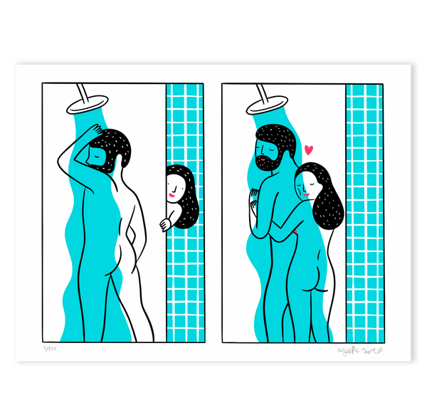 Poster - Agathe Sorlet - BLUE LOVE