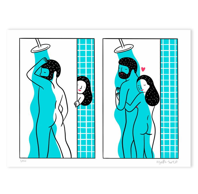 Poster - Agathe Sorlet - BLUE LOVE