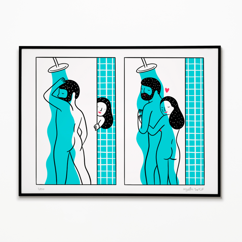 Poster - Agathe Sorlet - BLUE LOVE