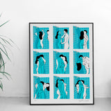 Blue Shower