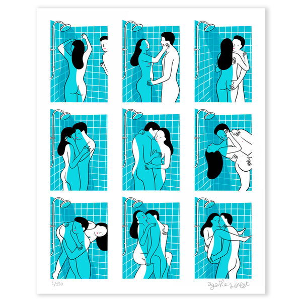 Blue Shower