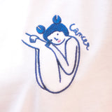 EMBROIDERED CANCER T-SHIRT