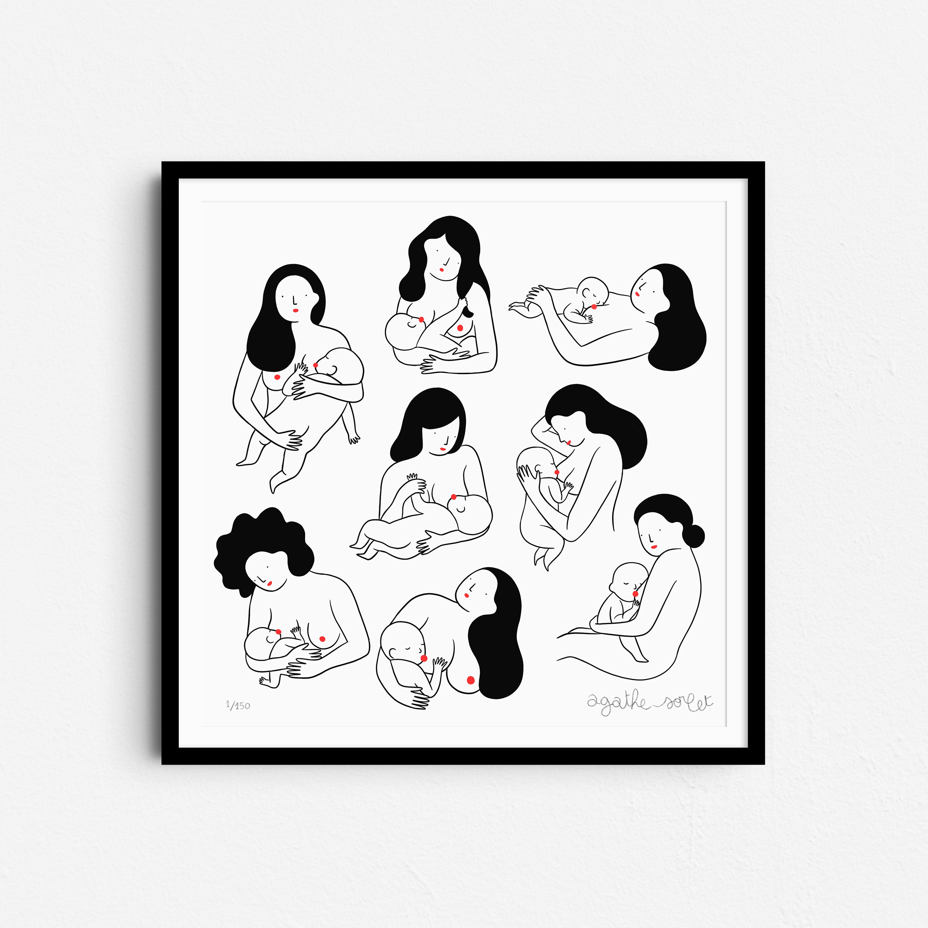 Poster - Agathe Sorlet - Breastfeeding