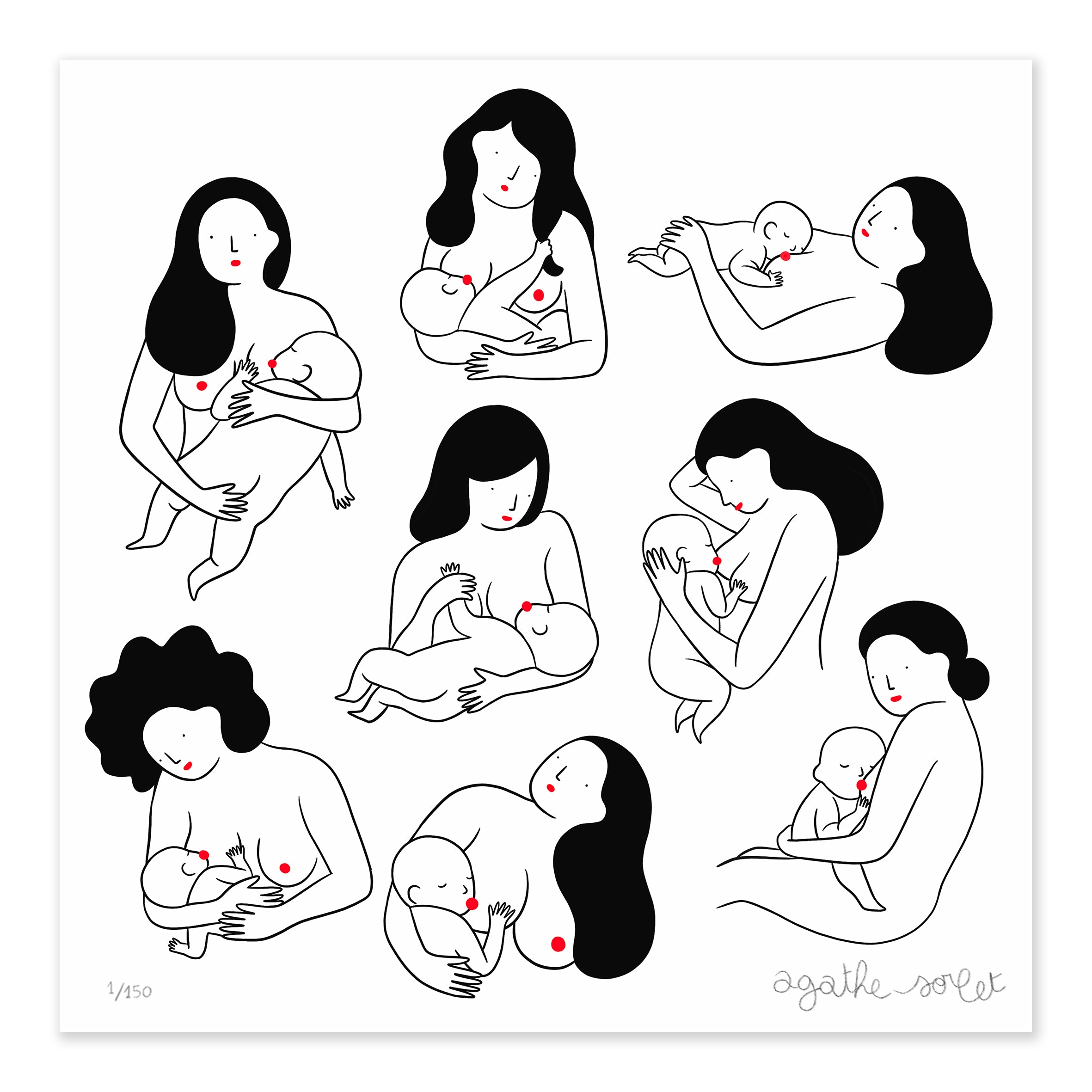 Poster - Agathe Sorlet - Breastfeeding