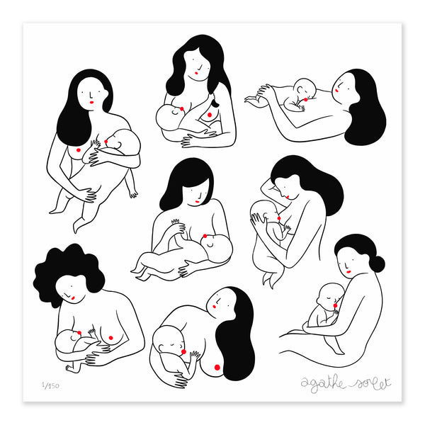 Poster - Agathe Sorlet - Breastfeeding
