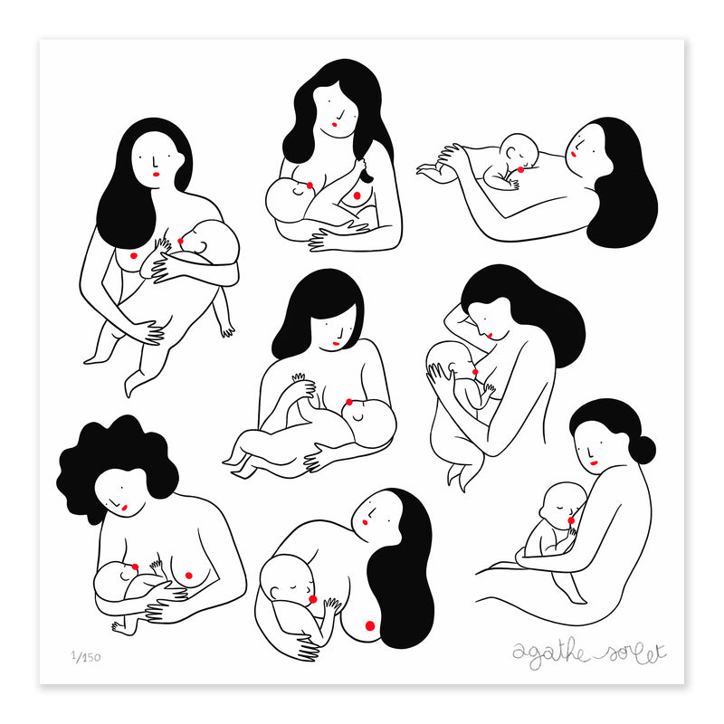 Poster - Agathe Sorlet - Breastfeeding