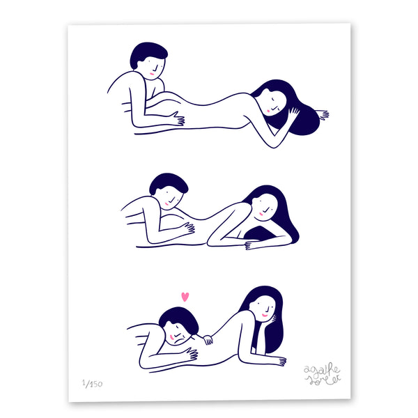 Poster - Agathe Sorlet - CHEEK TO CHEEK