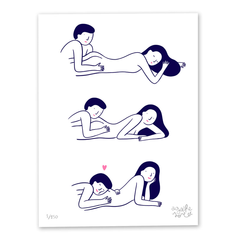 Poster - Agathe Sorlet - CHEEK TO CHEEK