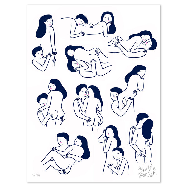 Poster - Agathe Sorlet - CHEEKS LOVE
