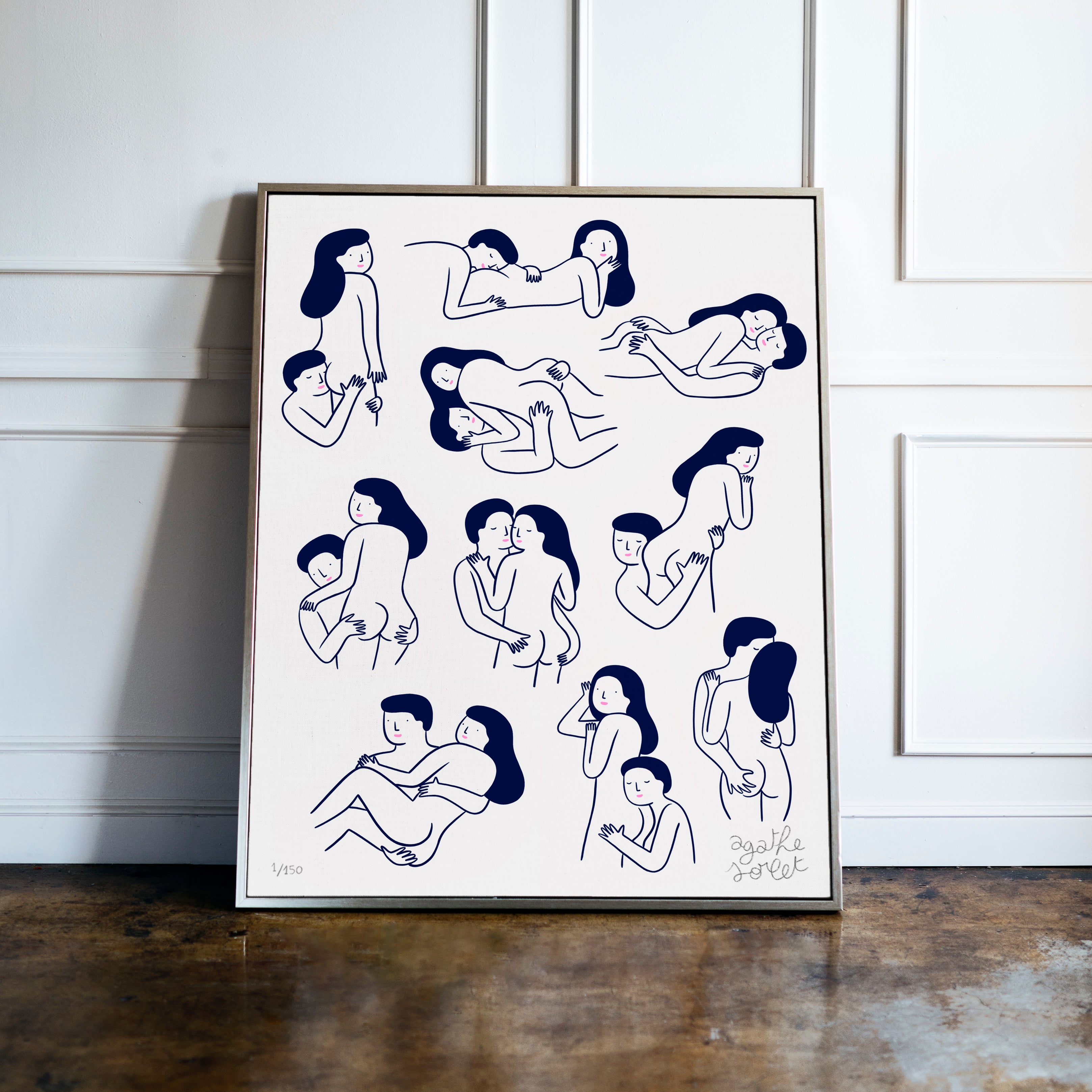Poster - Agathe Sorlet - CHEEKS LOVE