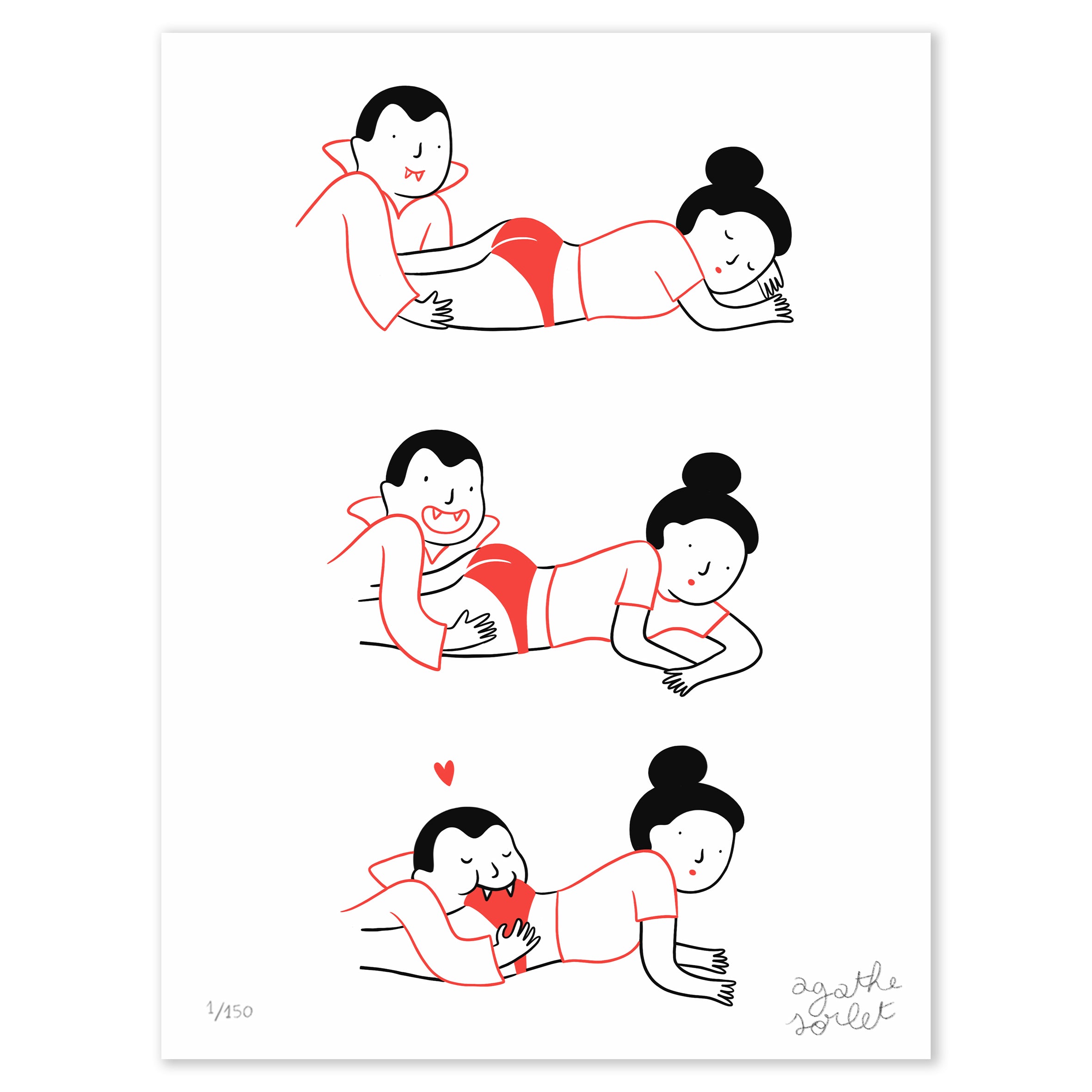 Poster - Agathe Sorlet - Cheeky Vampire