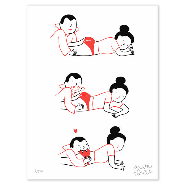 Poster - Agathe Sorlet - Cheeky Vampire