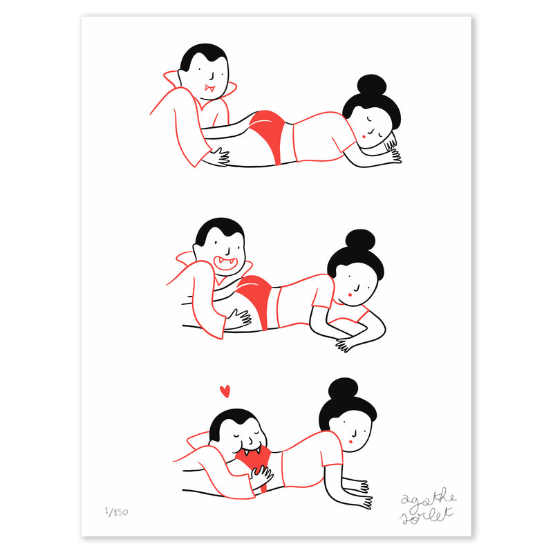 Poster - Agathe Sorlet - Cheeky Vampire