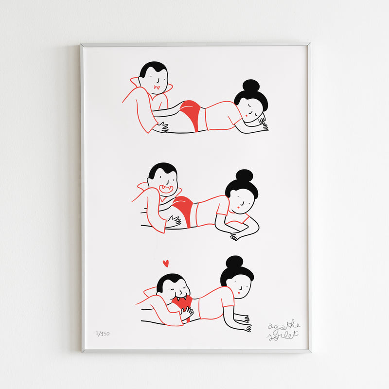 Poster - Agathe Sorlet - Cheeky Vampire