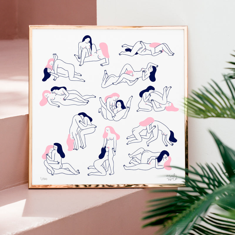 Poster - Agathe Sorlet - Girl Kamasutra