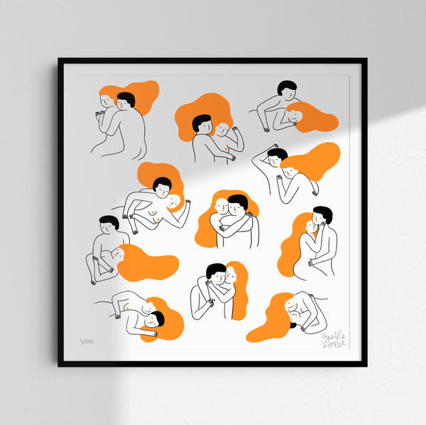 Poster - Agathe Sorlet - Golden Hair