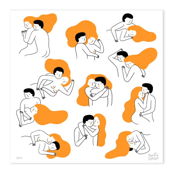 Poster - Agathe Sorlet - Golden Hair