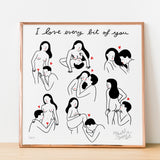 Poster - Agathe Sorlet - I Love Every Bit Of You