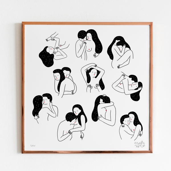 Poster - Agathe Sorlet - Les Amours Enlacées