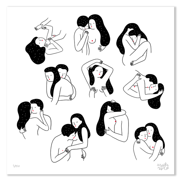 Poster - Agathe Sorlet - Les Amours Enlacées