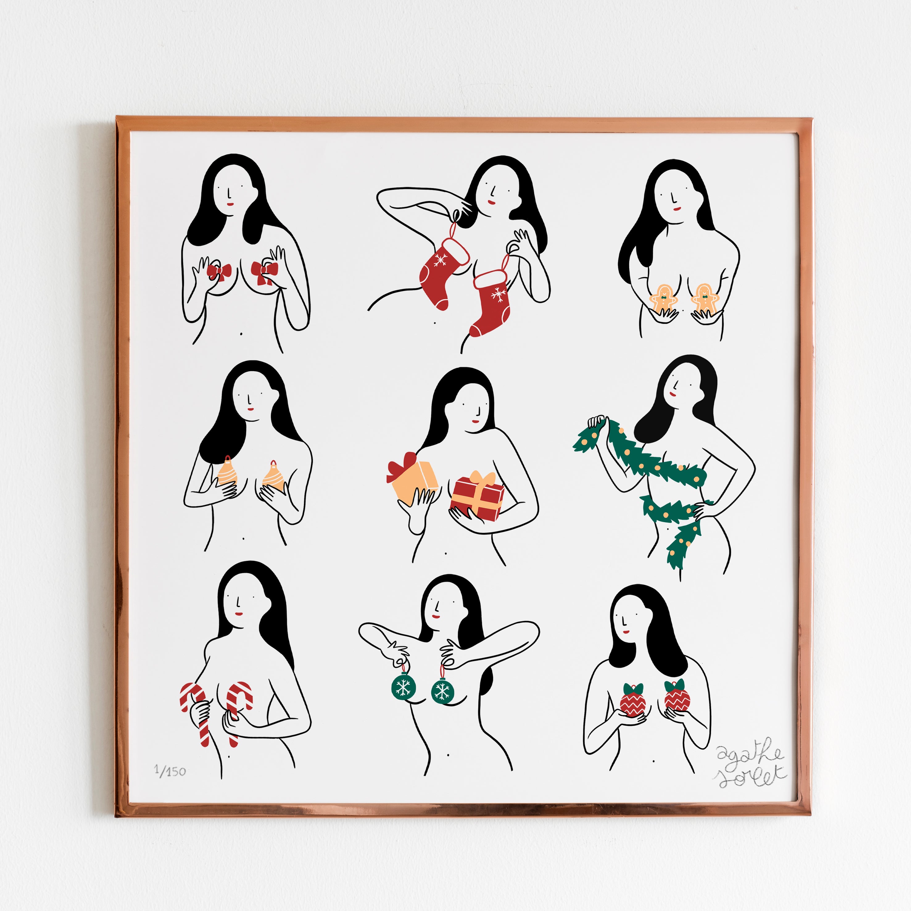 Poster - Agathe Sorlet - Merry Christmas
