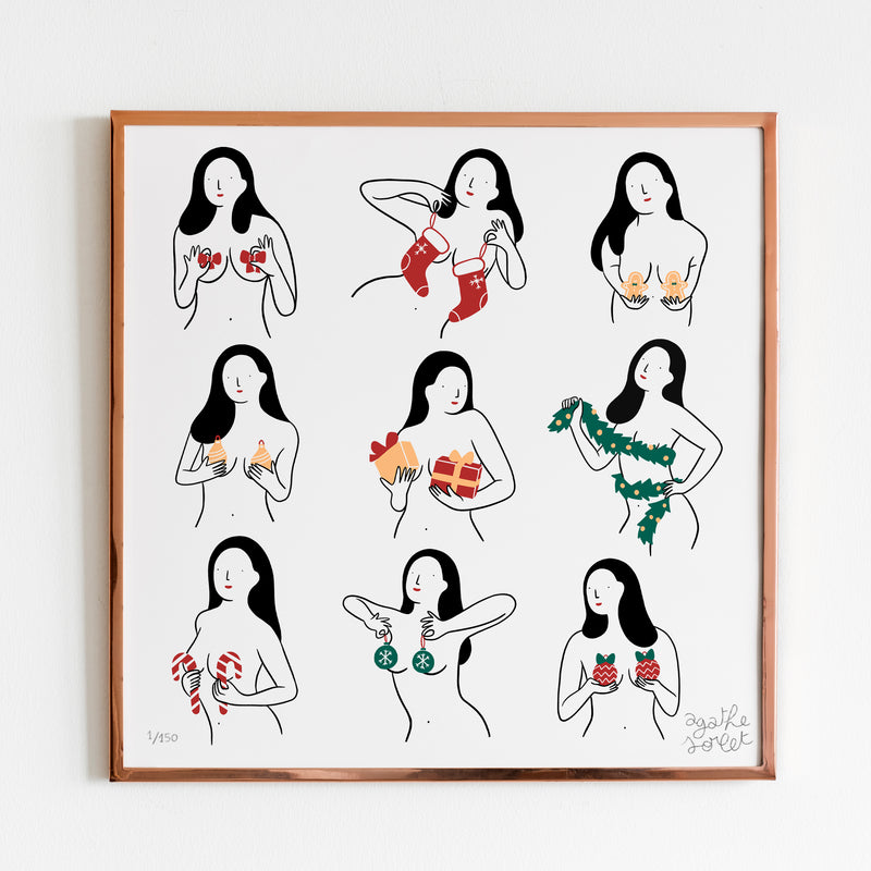 Poster - Agathe Sorlet - Merry Christmas