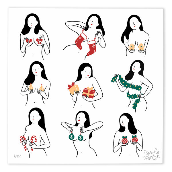 Poster - Agathe Sorlet - Merry Christmas