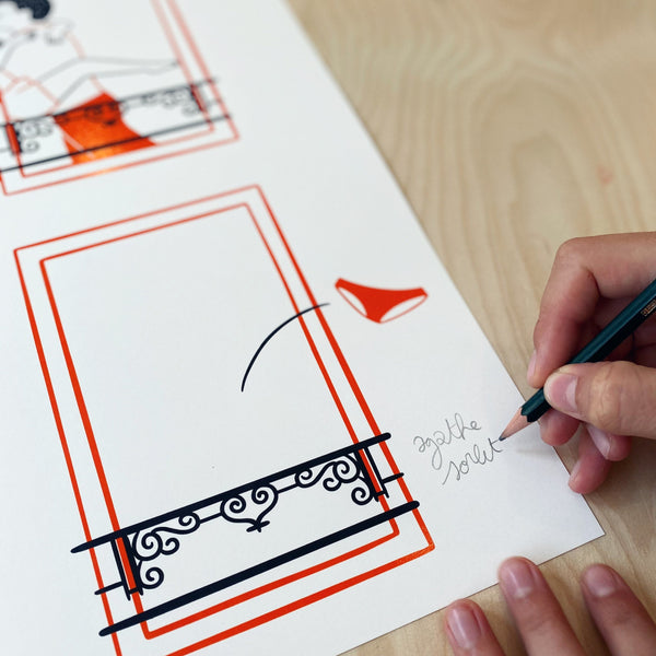 Poster - Agathe Sorlet - Neighbors - Screen Printing