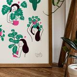 Poster - Agathe Sorlet - Plant Lovers - Screen printing