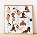 Poster - Agathe Sorlet - Pregnancy Bodies Are Beautiful
