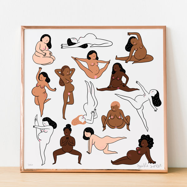 Poster - Agathe Sorlet - Pregnancy Bodies Are Beautiful