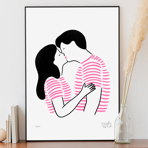 Poster - Agathe Sorlet - Rose Bisou
