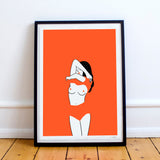 Poster - Agathe Sorlet - Topless / 2 sizes