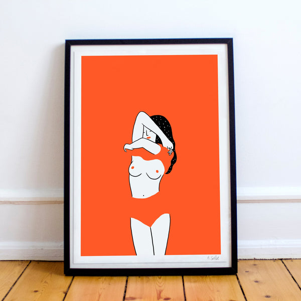 Poster - Agathe Sorlet - Topless / 2 sizes